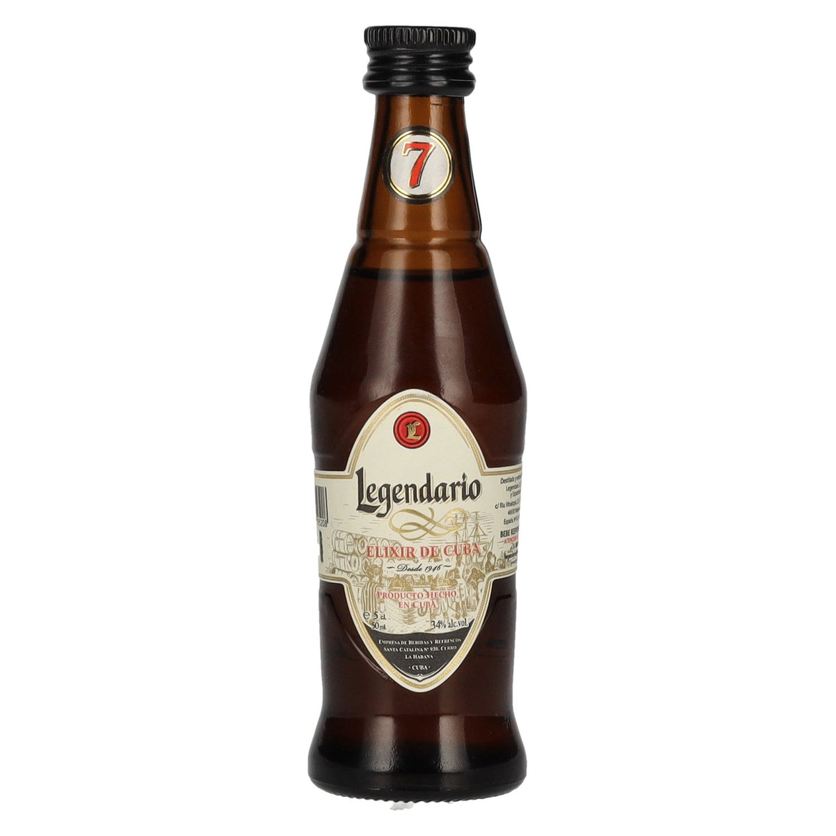 Legendario Elixir de Cuba 34% vol. 0,05l