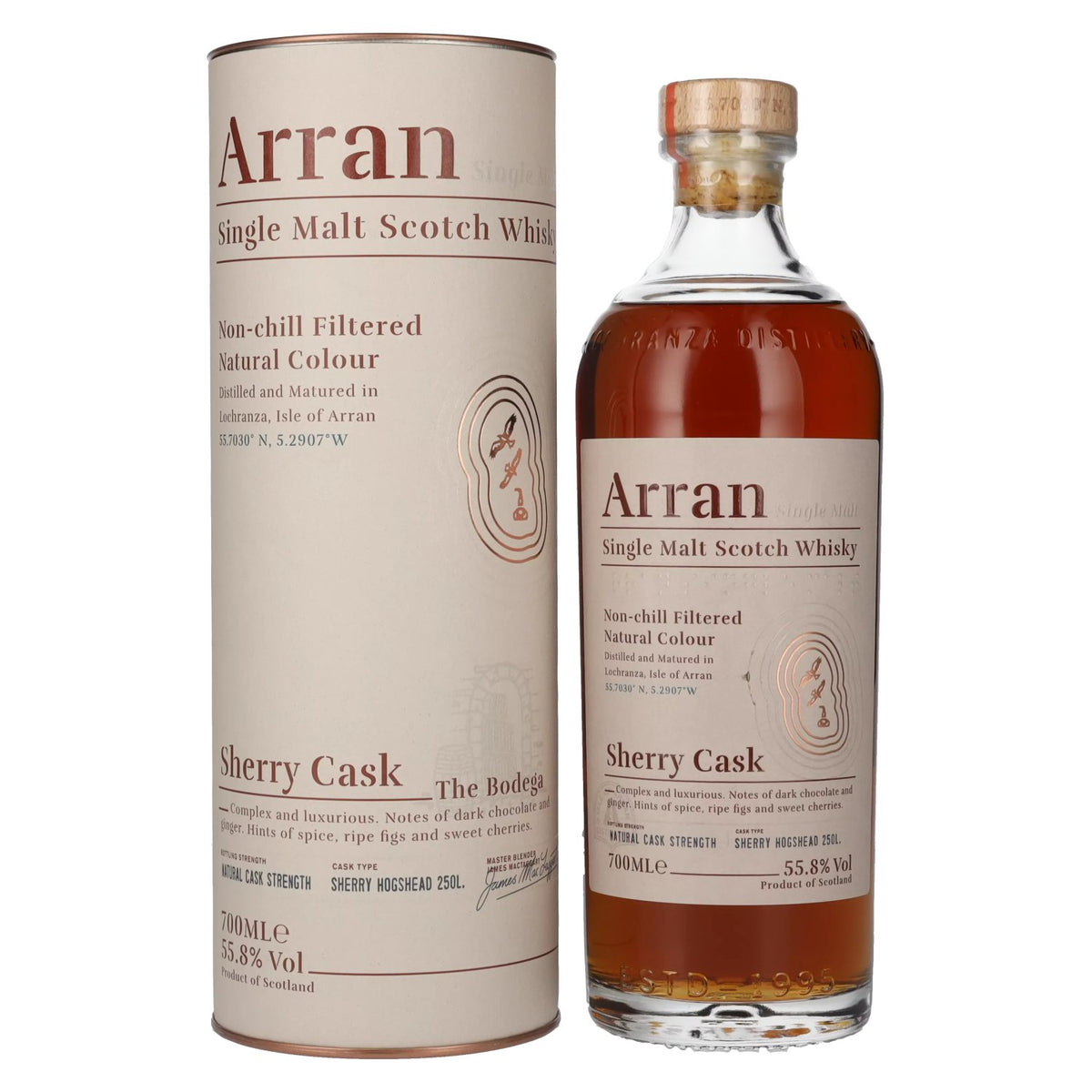 Arran Single Malt SHERRY CASK The Bodega 55,8% Vol. 0,7l in gift box