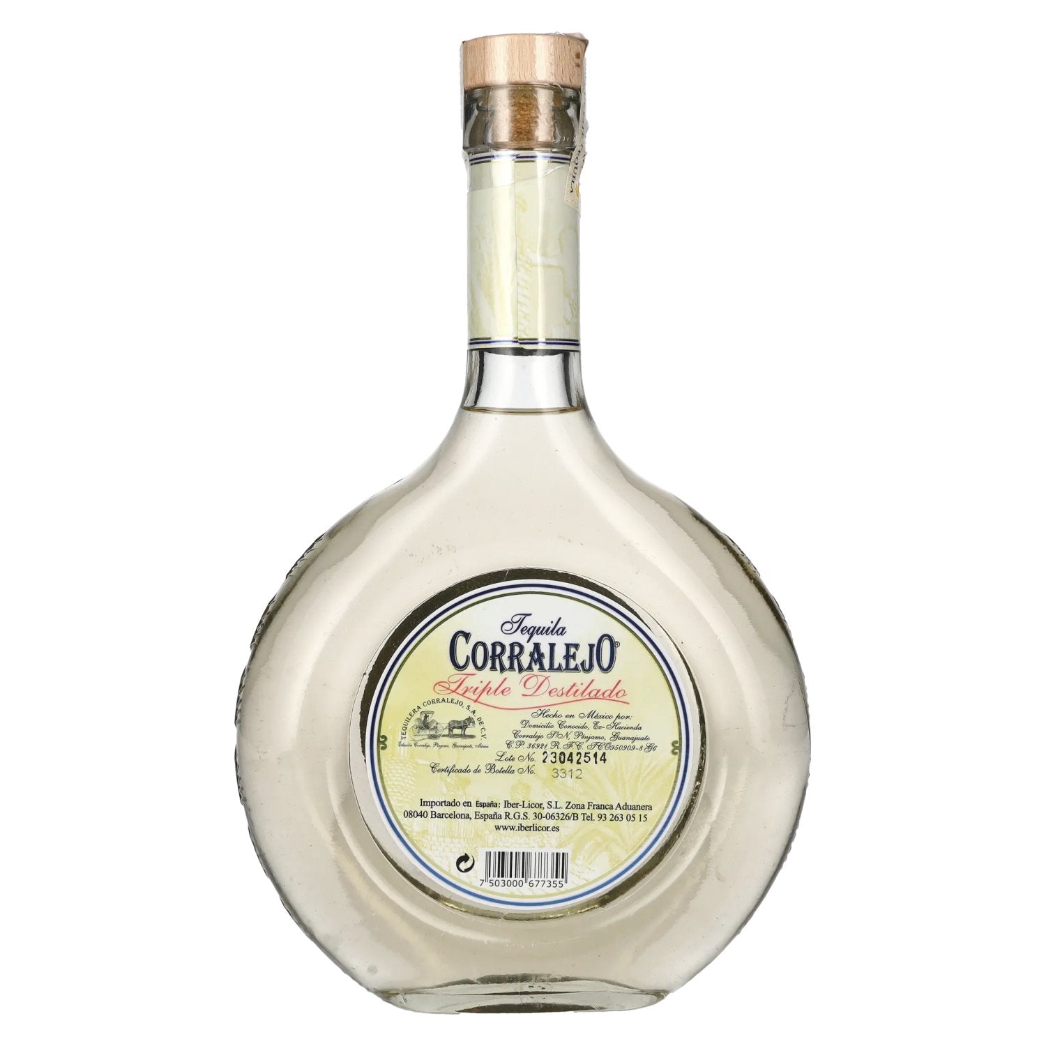 Corralejo Tequila REPOSADO Triple Distillado 100% de Agave 38% Vol. 0,7l