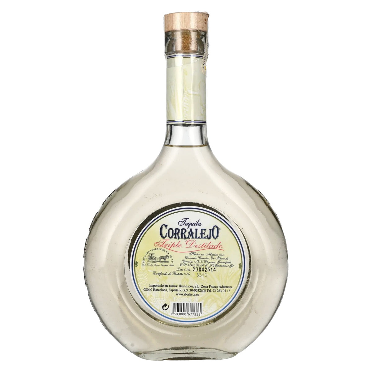 Corralejo Tequila REPOSADO Triple Distillado 100% de Agave 38% Vol. 0,7l
