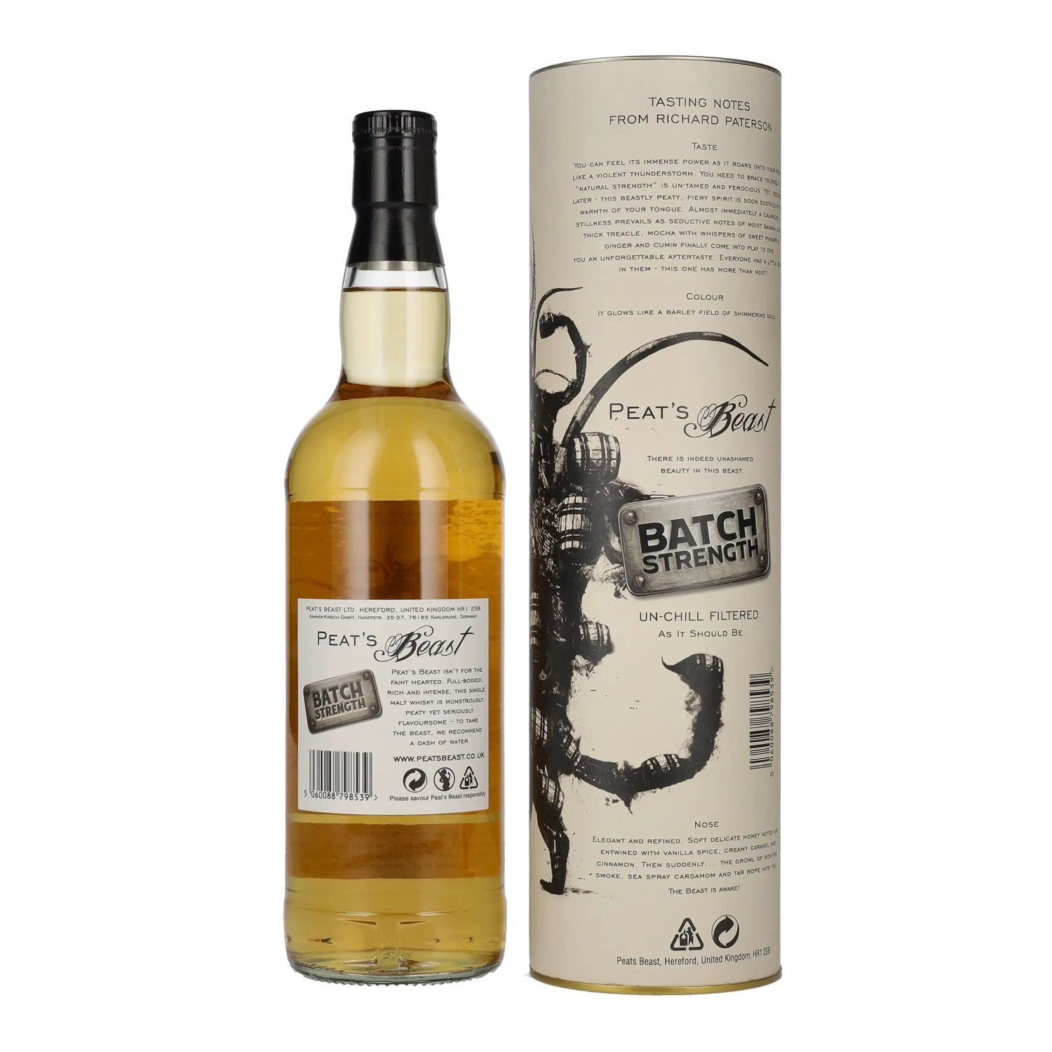 Peat's Beast Batch Strength 52,1% Vol. 0,7l in Geschenkbox