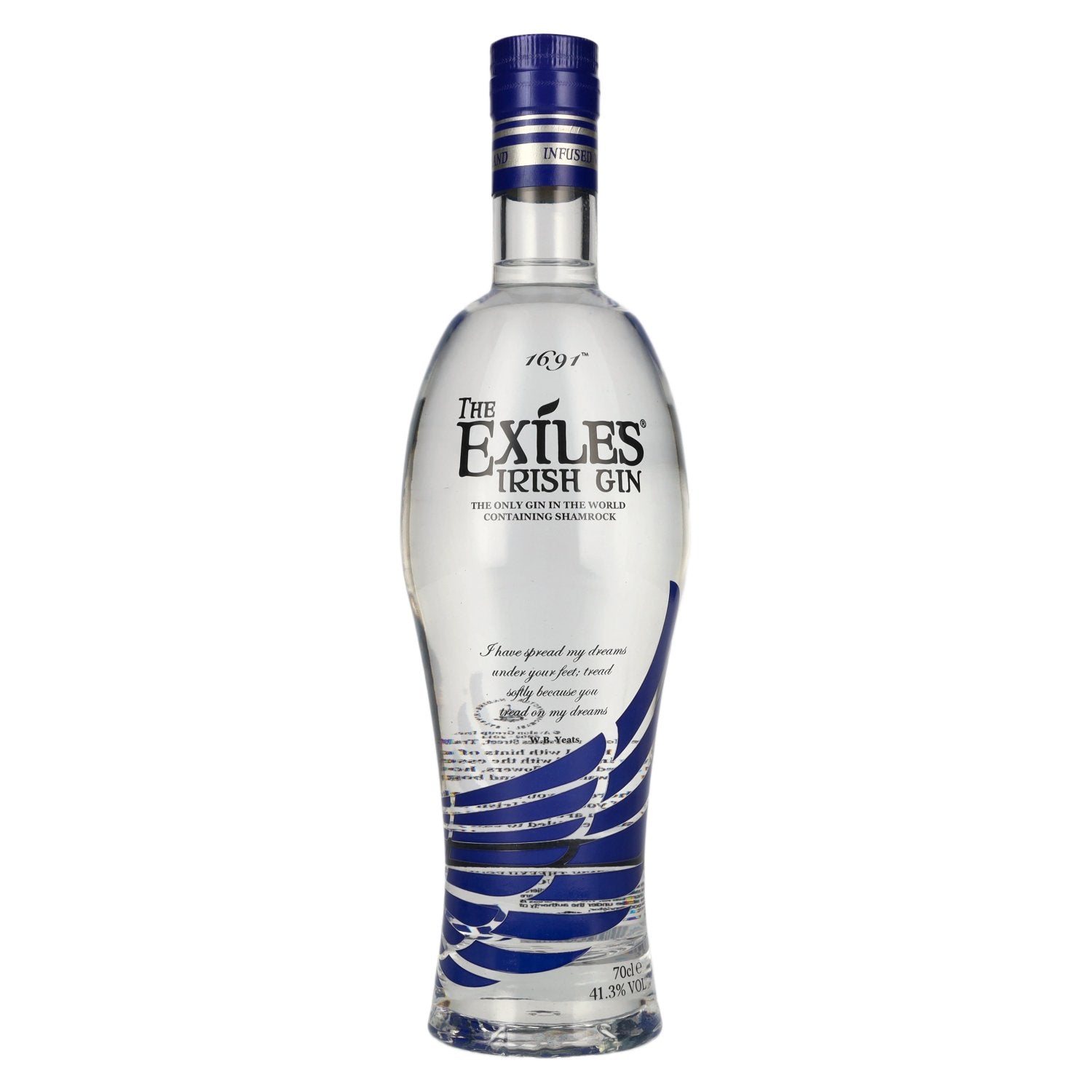 The Exíles Irish Gin 41.3% ABV 0.7l