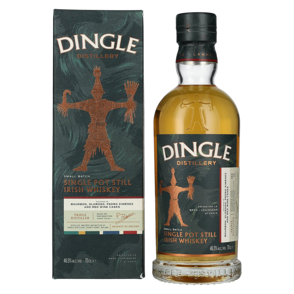 Dingle Single Pot Still Irish Whiskey Triple Distilled 46,5% Vol. 0,7l en coffret cadeau