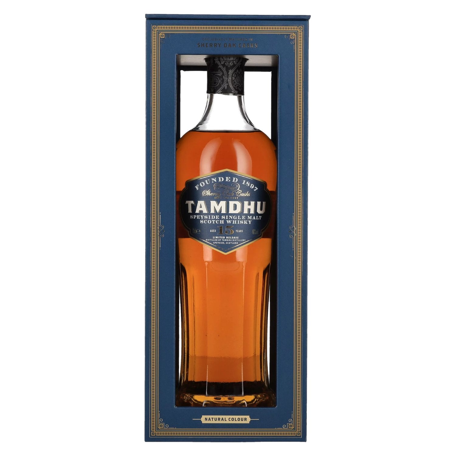 Tamdhu 15 Years Old Speyside Single Malt Scotch Whisky 46% Vol. 0,7l en boîte cadeau