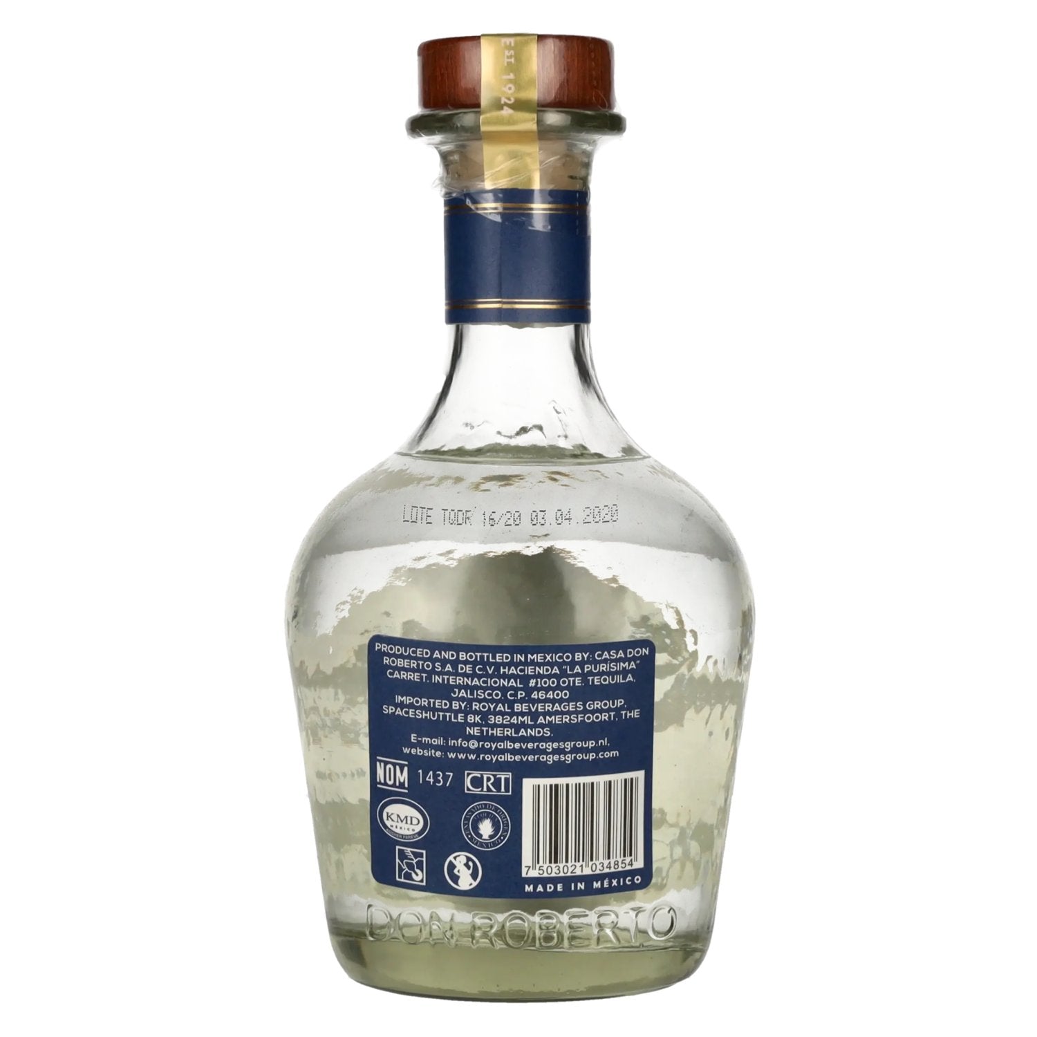 Don Roberto PLATA 100% Agave 40% Vol. 0,7l