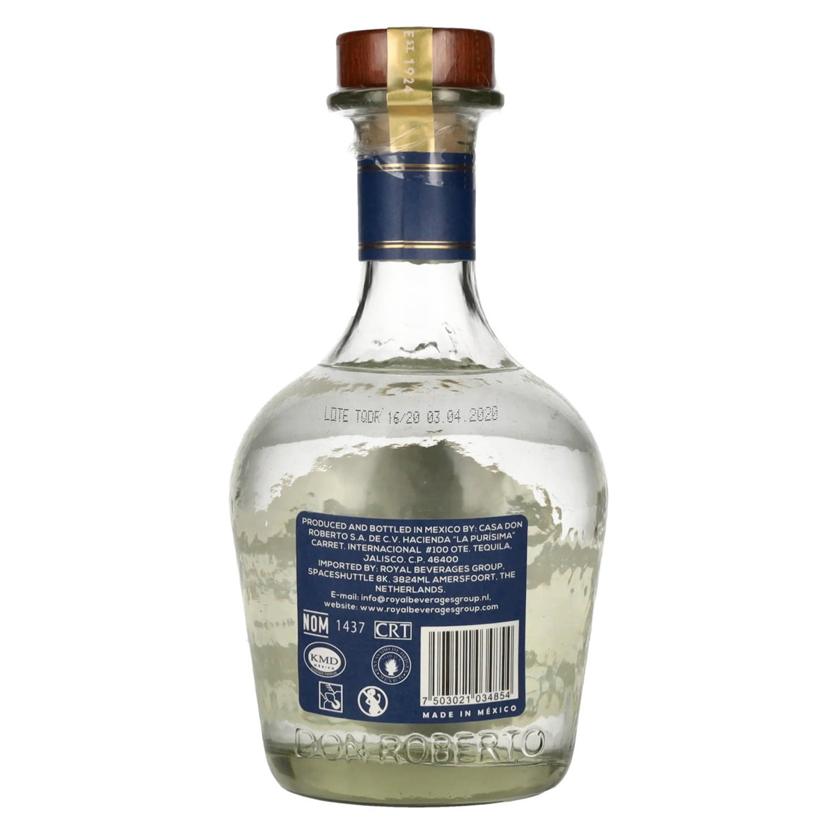 Don Roberto PLATA 100% Agave 40% Vol. 0,7l