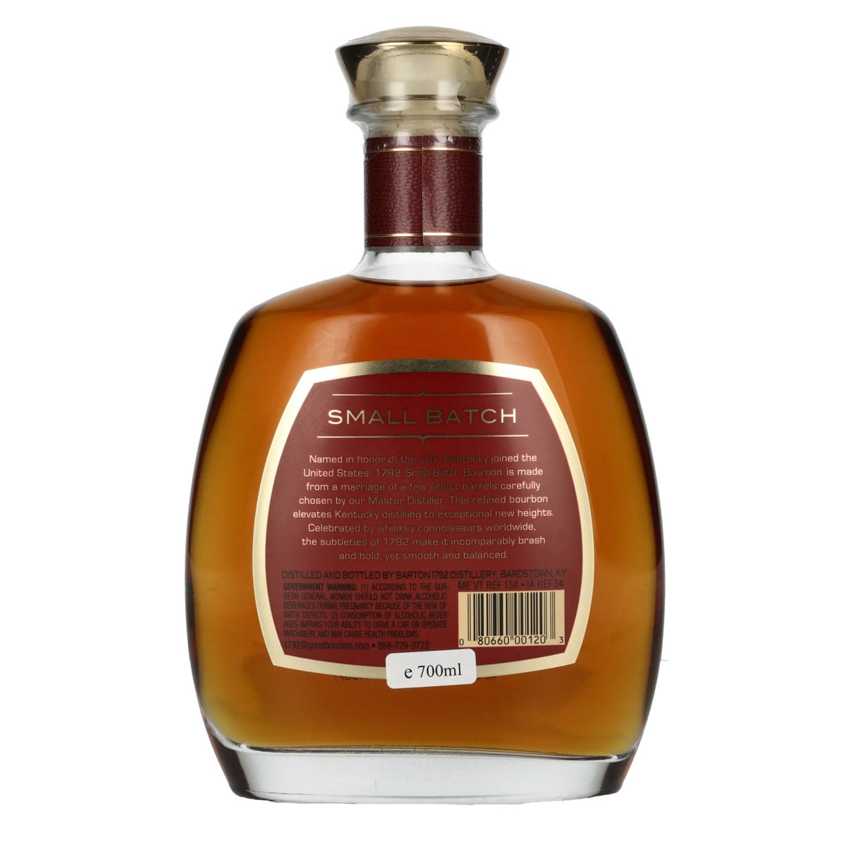 1792 Ridgemont SMALL BATCH Kentucky Straight Bourbon Whiskey 46,9% Vol. 0,7l