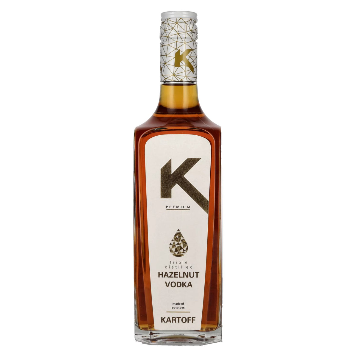 Vodka Kartoff aux noisettes, triple distillation, 38 % vol., 0,7 l
