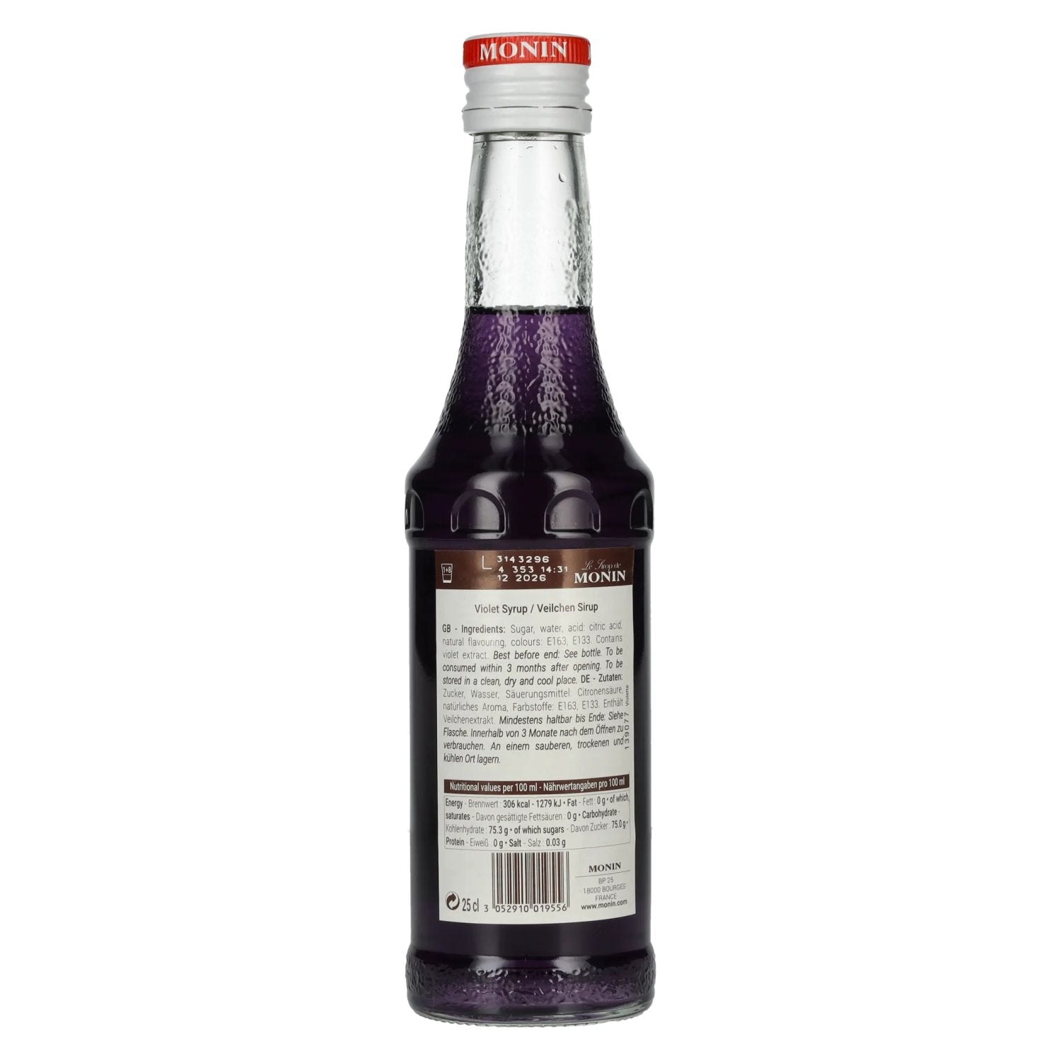 Le Sirop de Monin VEILCHEN 0,25l