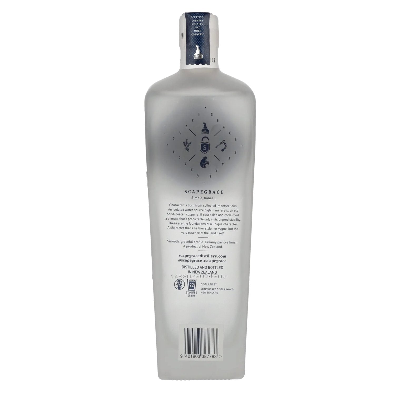 Scapegrace Small Batch Premium Vodka 40,6% Vol. 0,7l