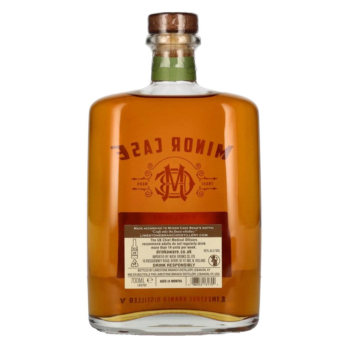 Minor Case Straight RYE WHISKEY Sherry Cask Finished 45% Vol. 0,7l