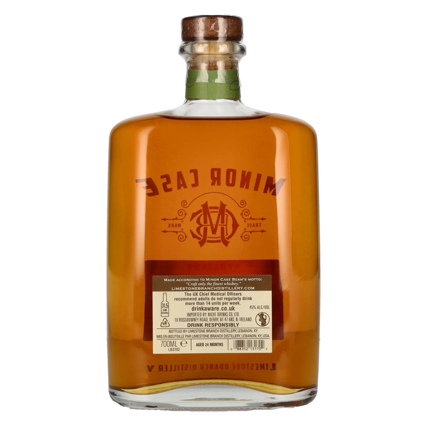 Minor Case Straight RYE WHISKEY Sherry Cask Finished 45% Vol. 0,7l