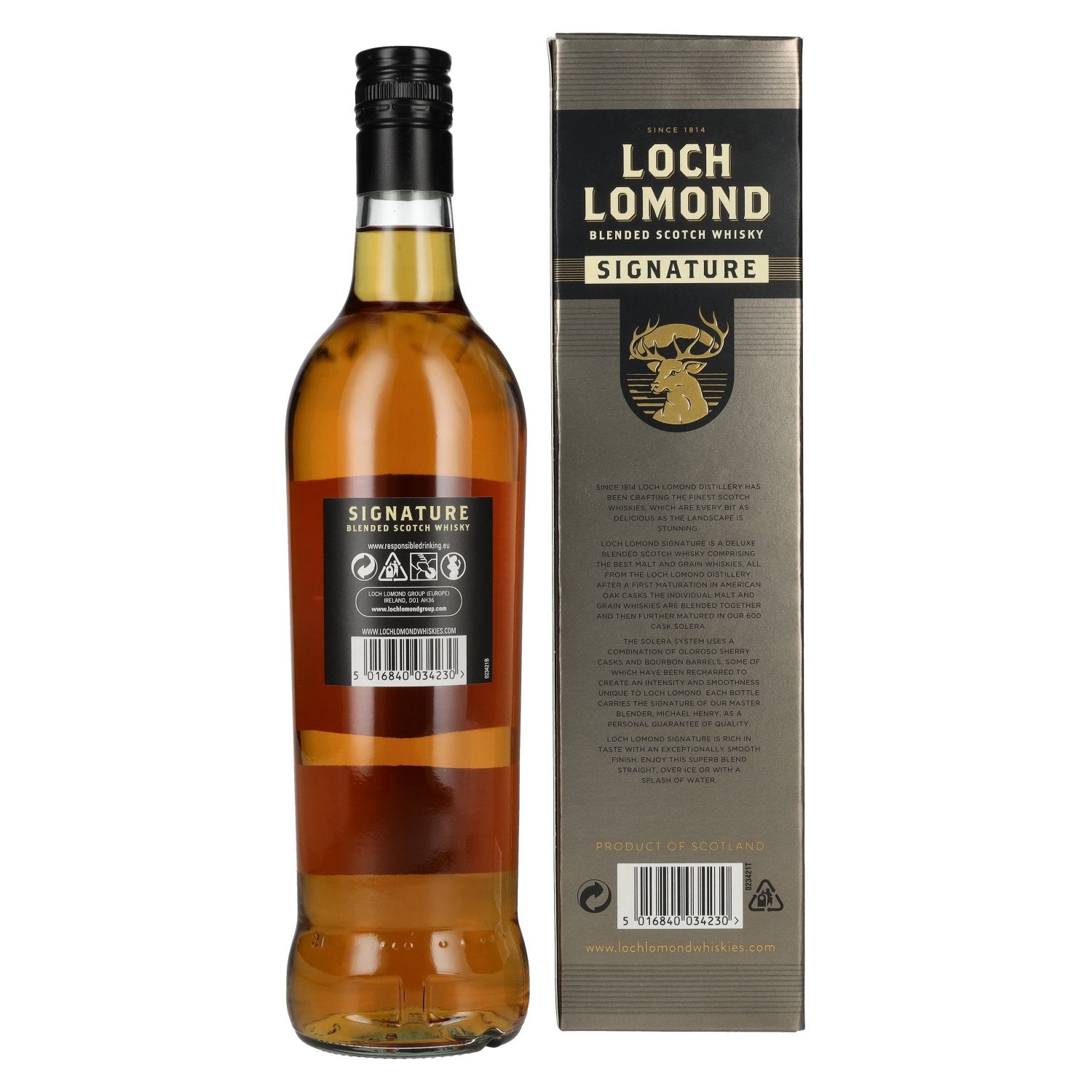 Loch Lomond SIGNATURE Blended Scotch Whisky 40% Vol. 0,7l in Geschenkbox