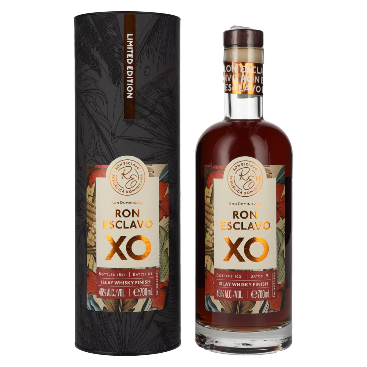 Ron Esclavo XO Islay Whisky Finish Batch #1 46% Vol. 0,7l in gift box
