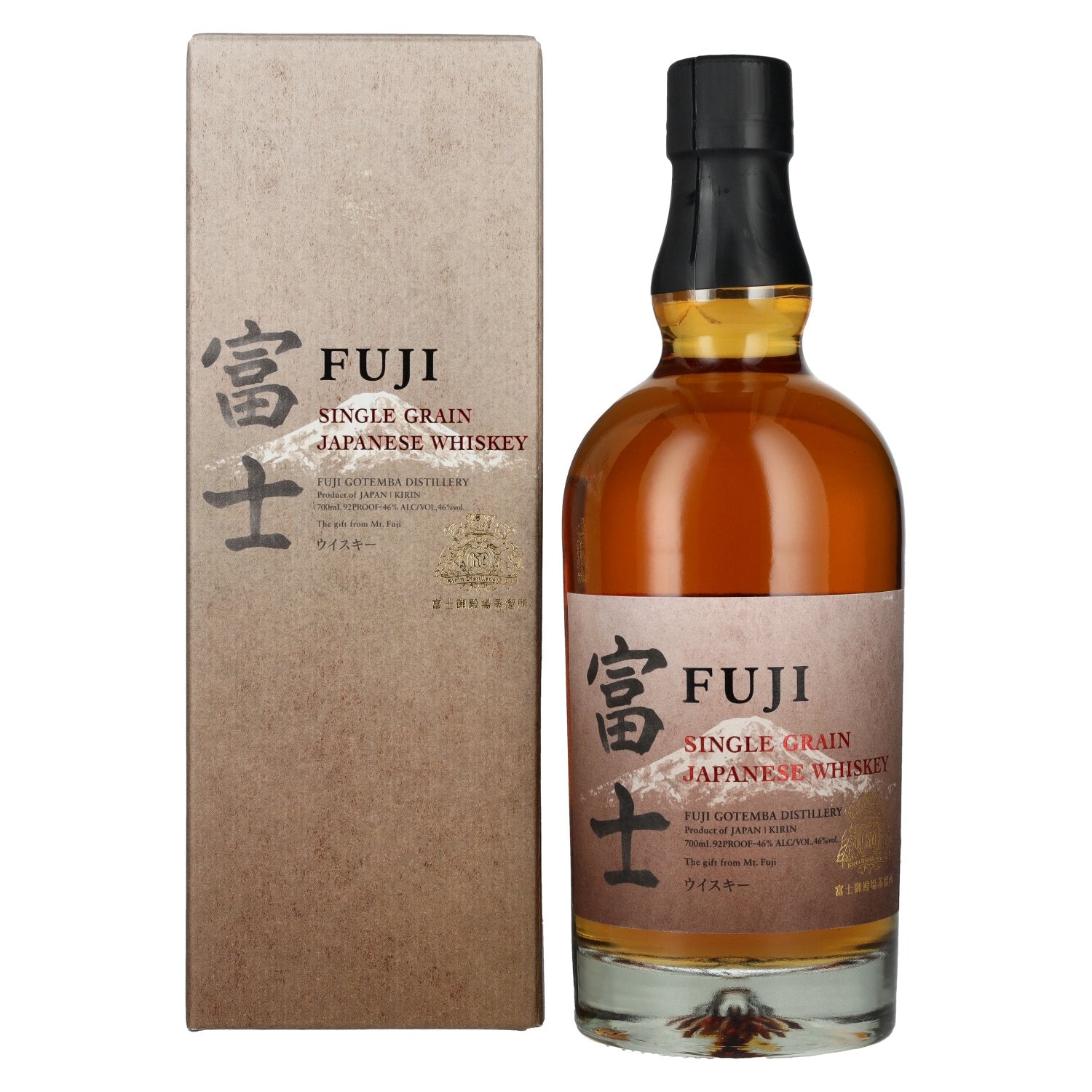 KIRIN FUJI Single Grain Japanese Whiskey 46% Vol. 0,7l in Geschenkbox