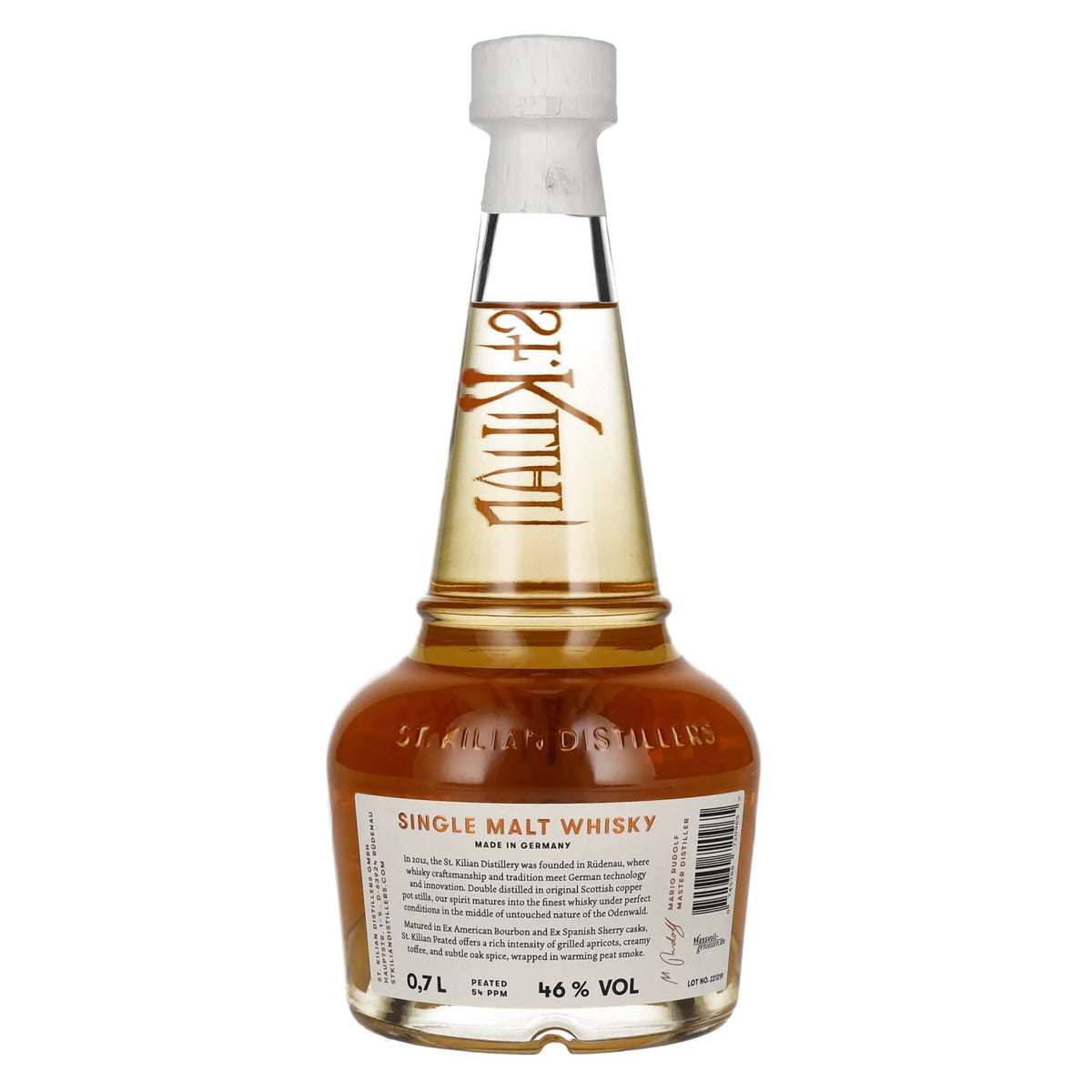 St. Kilian PEATED Single Malt Whisky 46% Vol. 0,7l
