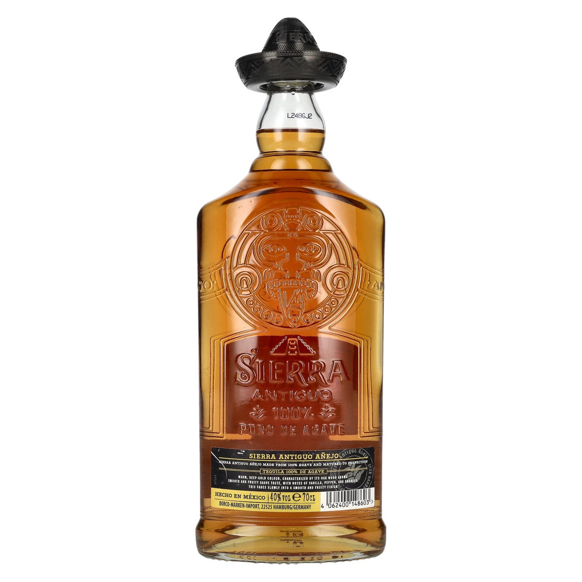 Sierra Tequila Antiguo Añejo 100 % d'agave, 40 % vol., 0,7 l