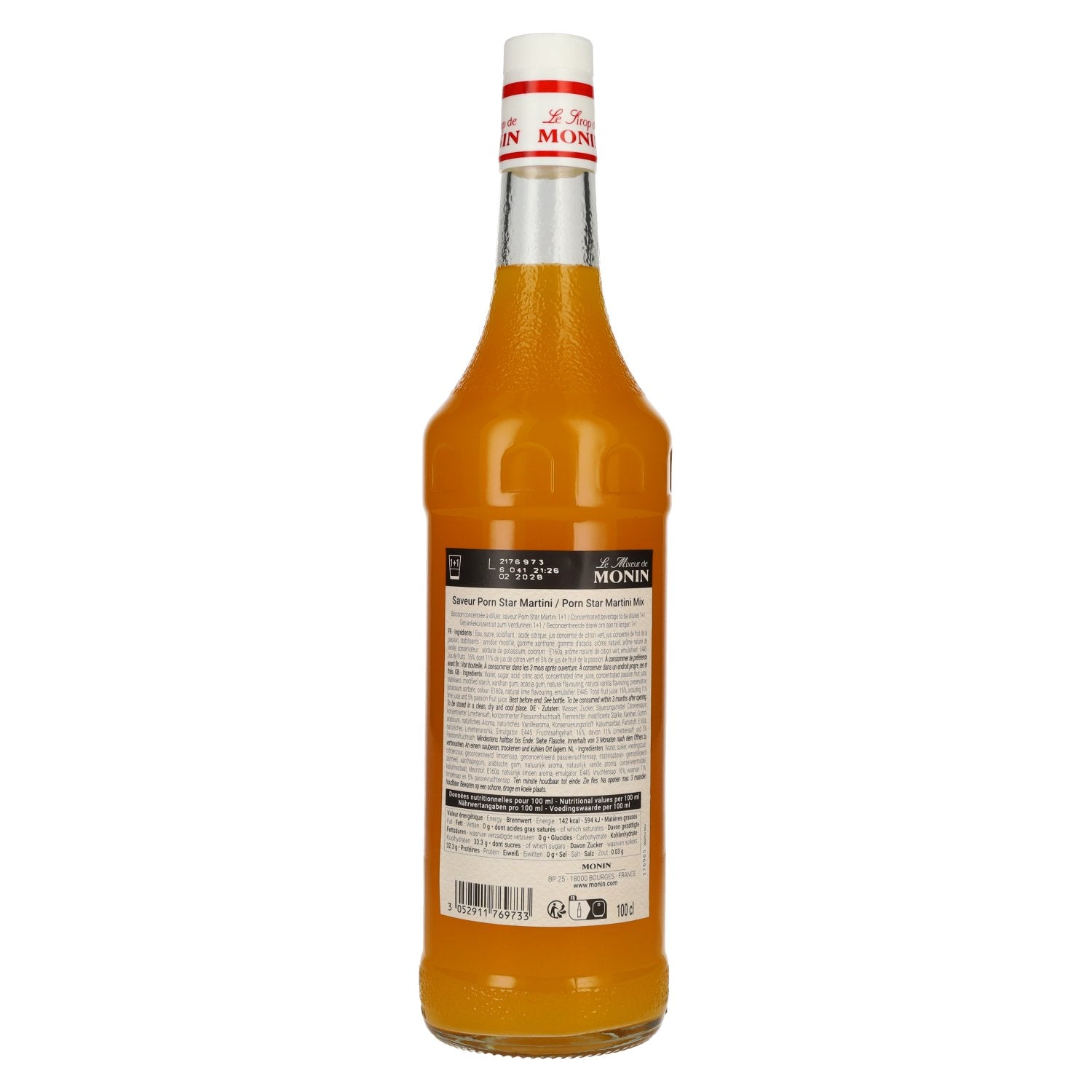 Le Mixeur de Monin PORN STAR MARTINI MIX Cocktail Mixers 1l