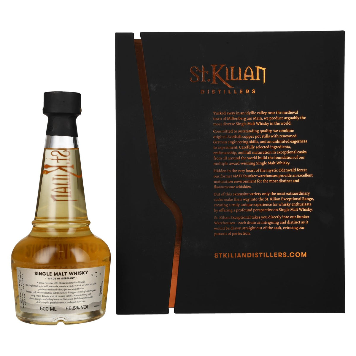St. Kilian EX MUGI SHOCHU Single Malt Whisky 55,5% vol. 0,5l en boîte cadeau
