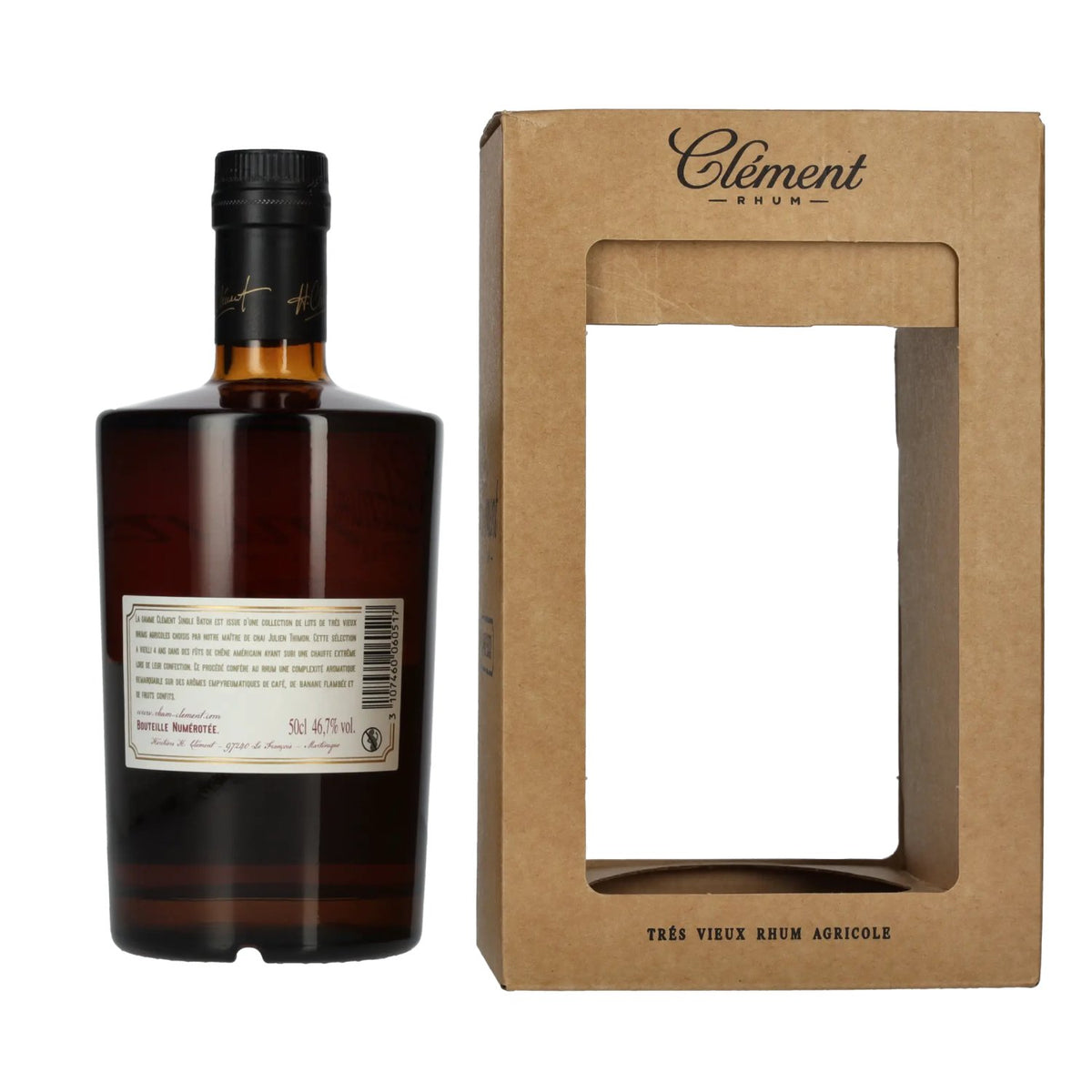 Clément Rhum Chauffe Extrême Single Batch 46,7% Vol. 0,5l in gift box