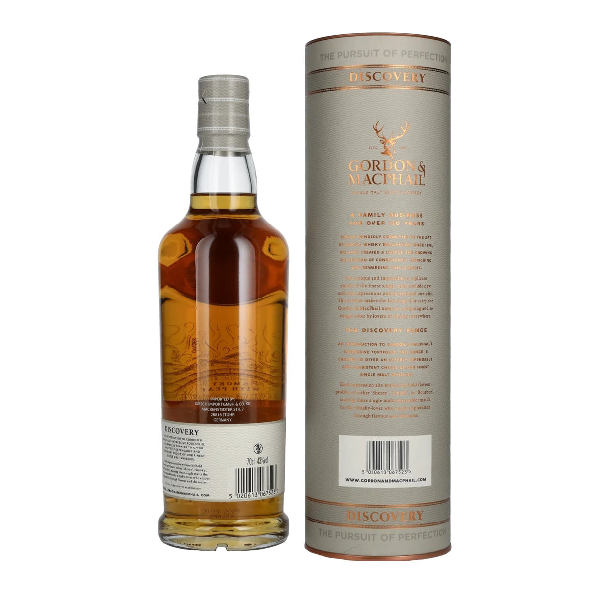 Gordon & MacPhail LEDAIG 12 Years Old DISCOVERY Single Malt Scotch Whisky 43% Vol. 0,7l in Geschenkbox