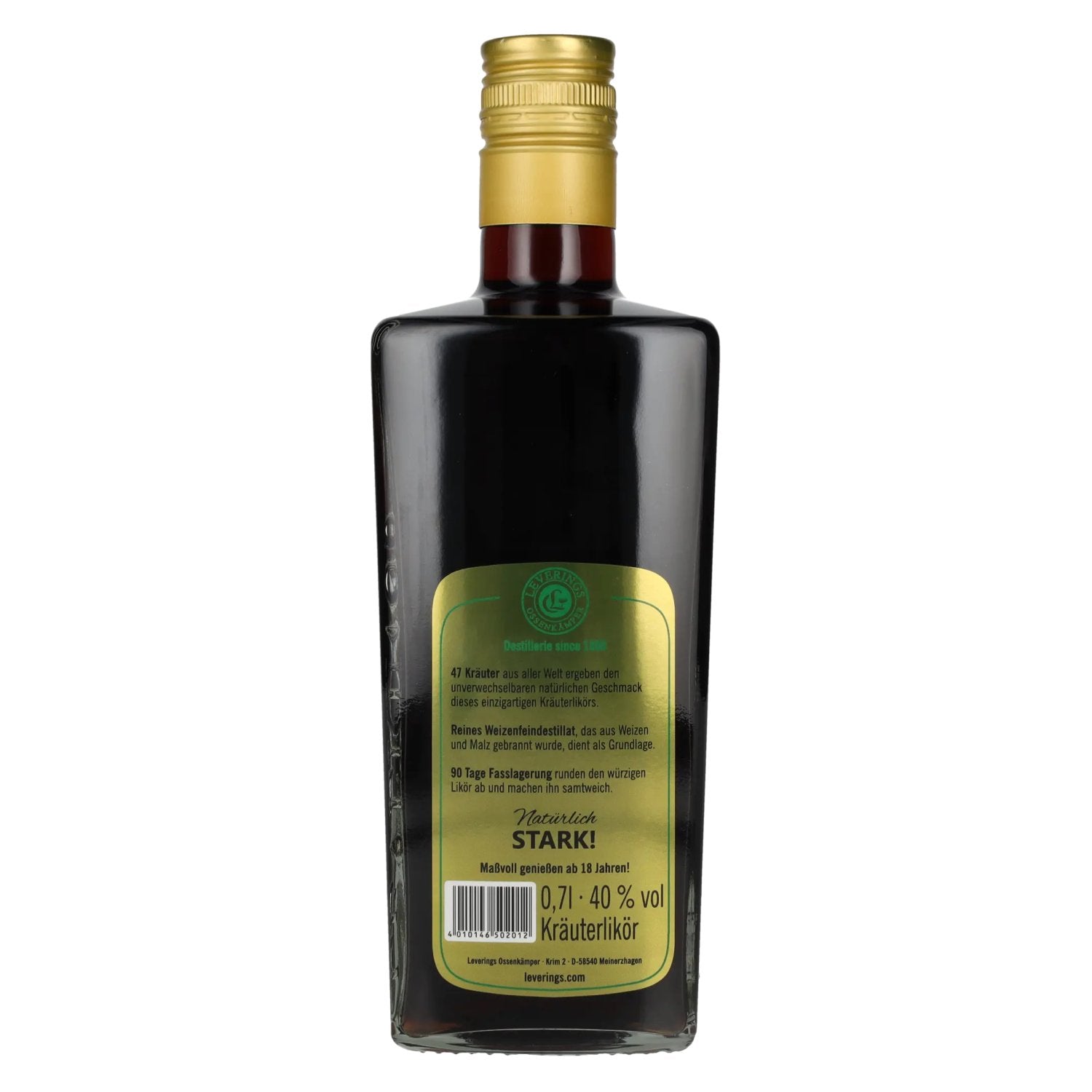 Leverings Ossenkämper Liqueur aux herbes 40% vol. 0,7l