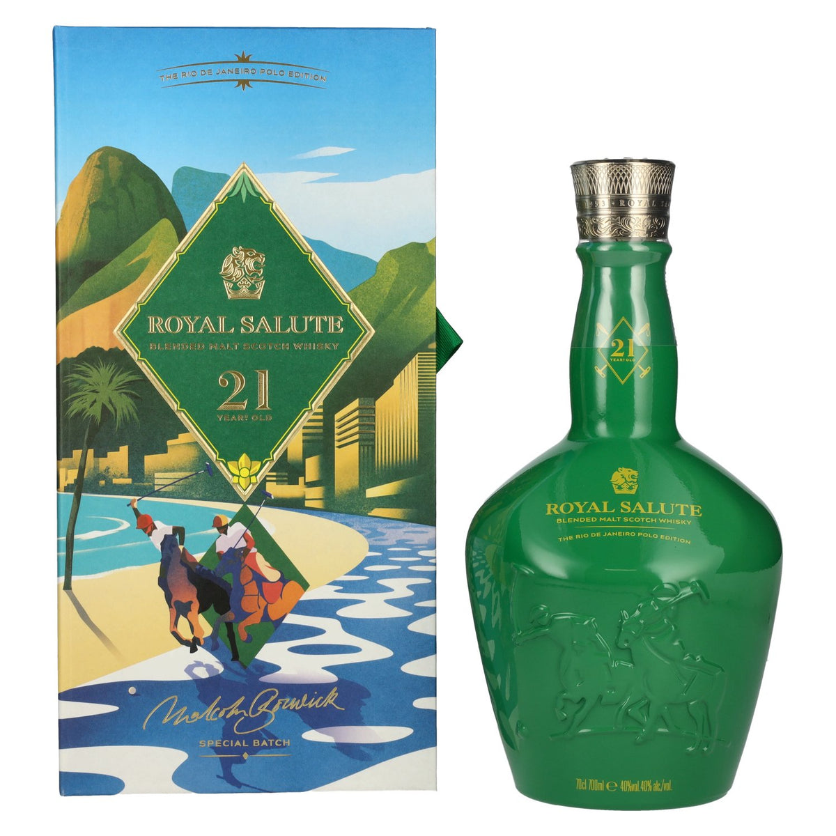 Royal Salute 21 ans d'âge THE RIO DE JANEIRO POLO EDITION, whisky écossais assemblé, 40 % vol., 0,7 l, dans un coffret cadeau