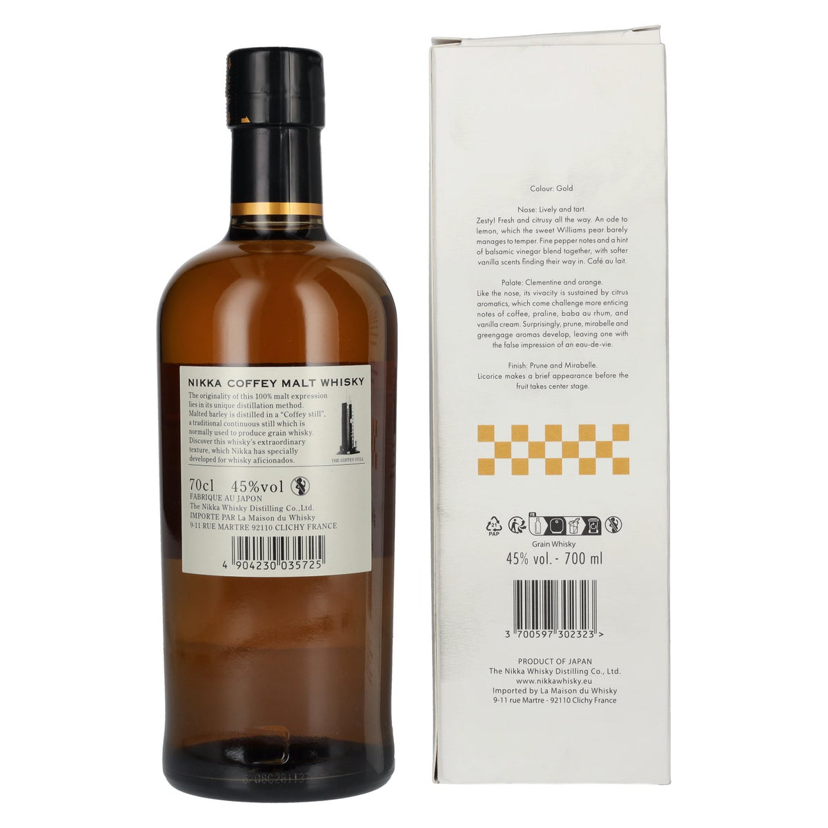 Nikka Coffey Malt Whisky 90th Anniversary 45% Vol. 0,7l in gift box