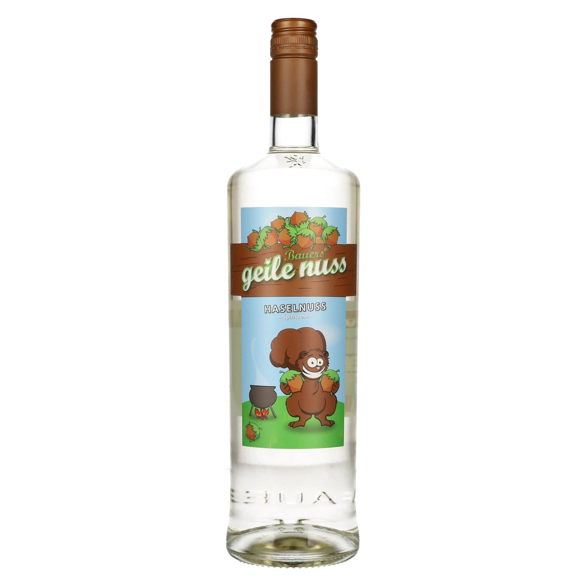 Bauer's horny nut hazelnut spirit 33% vol. 1l