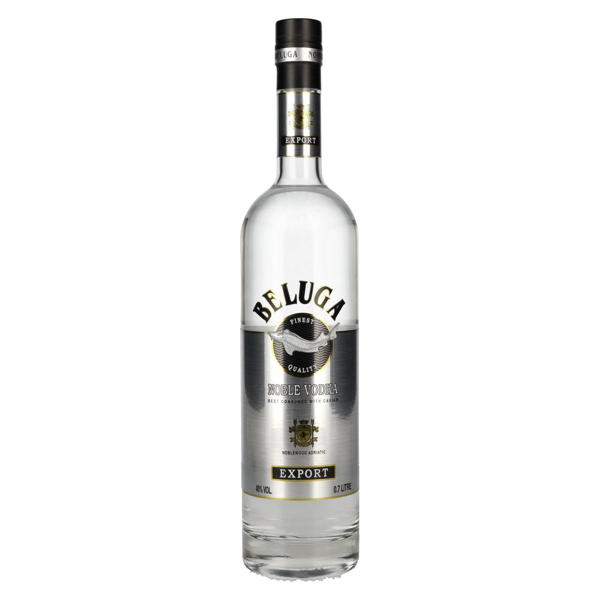 Beluga Noble Vodka EXPORT Montenegro 40% vol. 0,7l