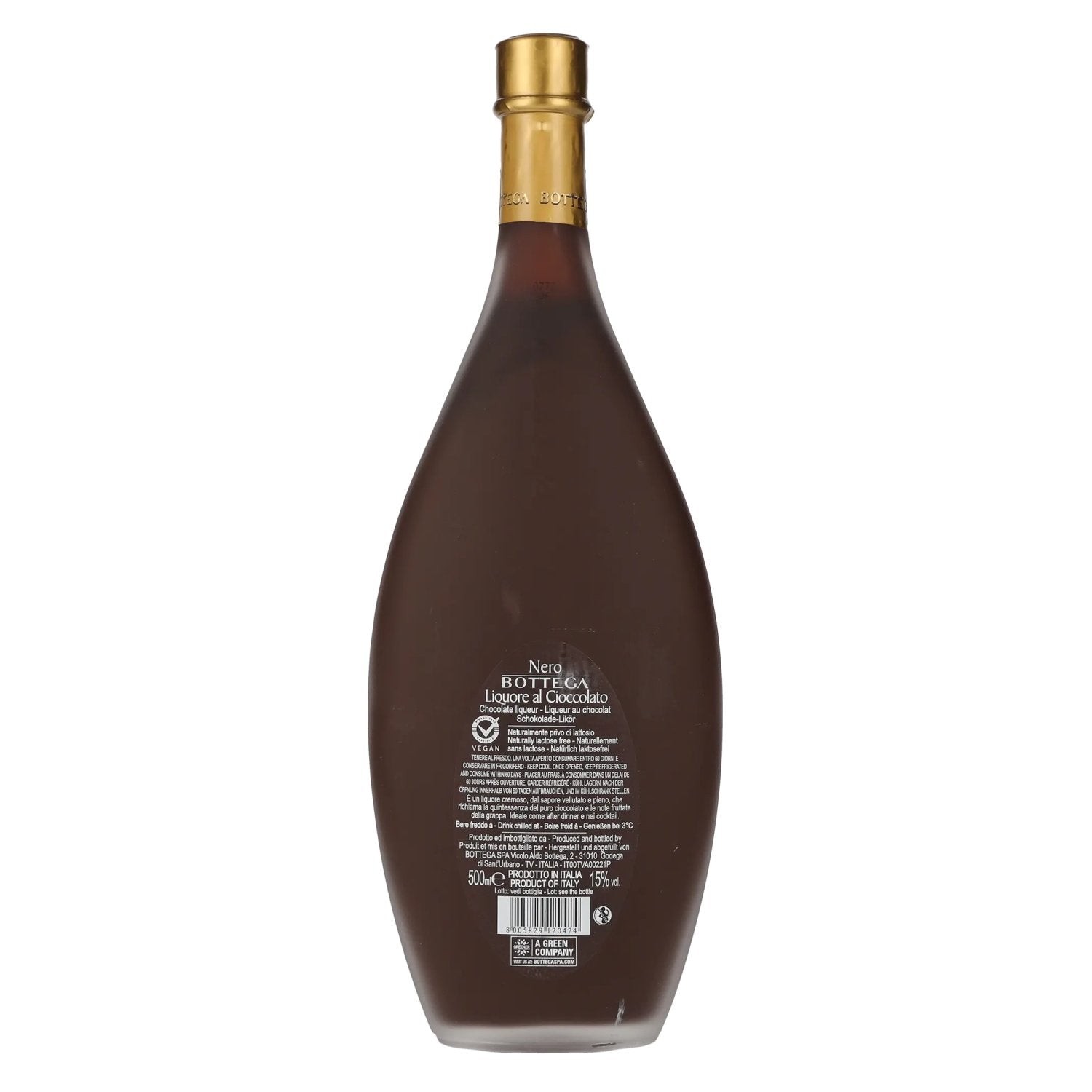 Bottega CIOCCOLATO NERO Liqueur de grappa 15% vol. 0,5l