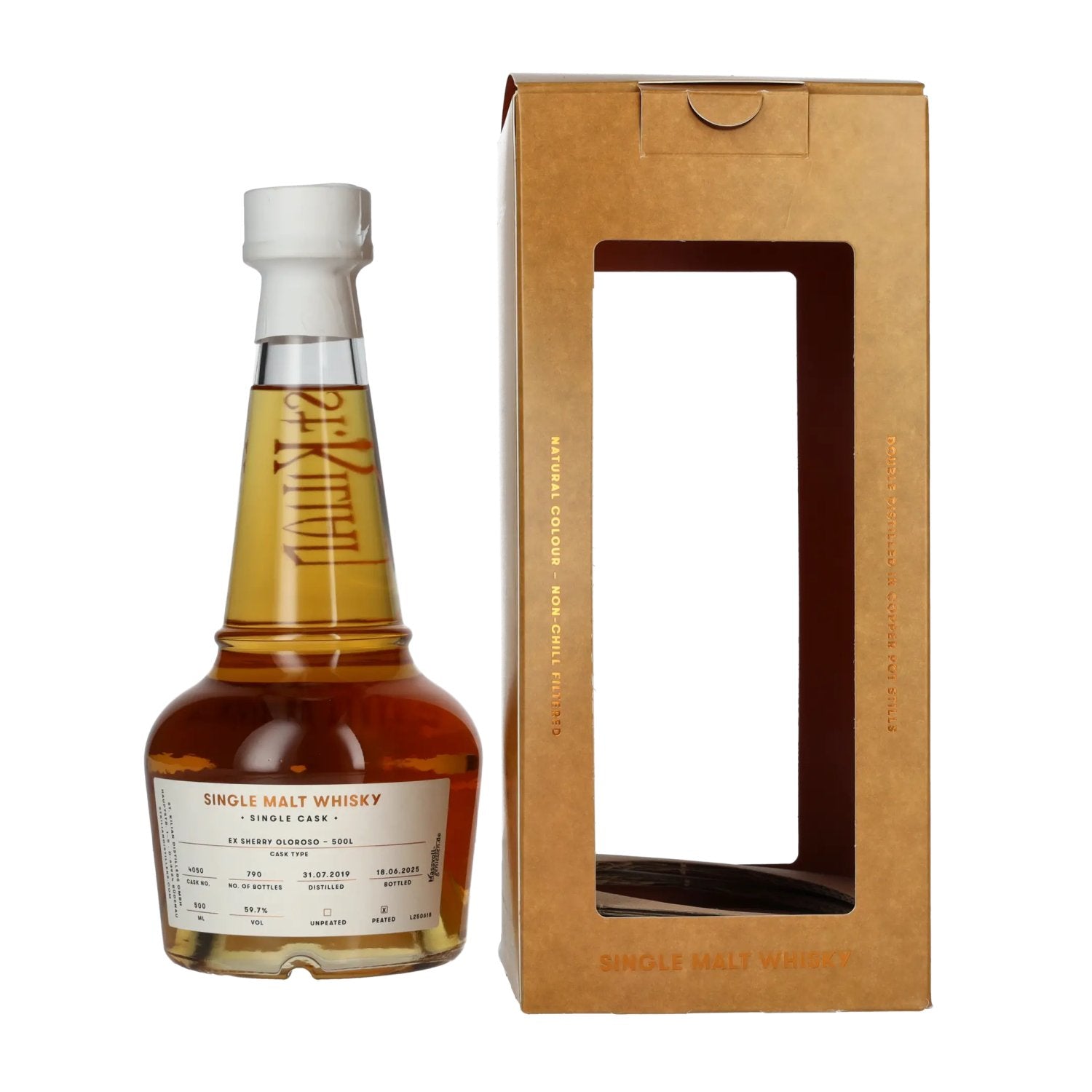 St. Kilian ULTRA HEAVILY PEATED Single Malt Whisky 59,7% Vol. 0,7l in Geschenkbox