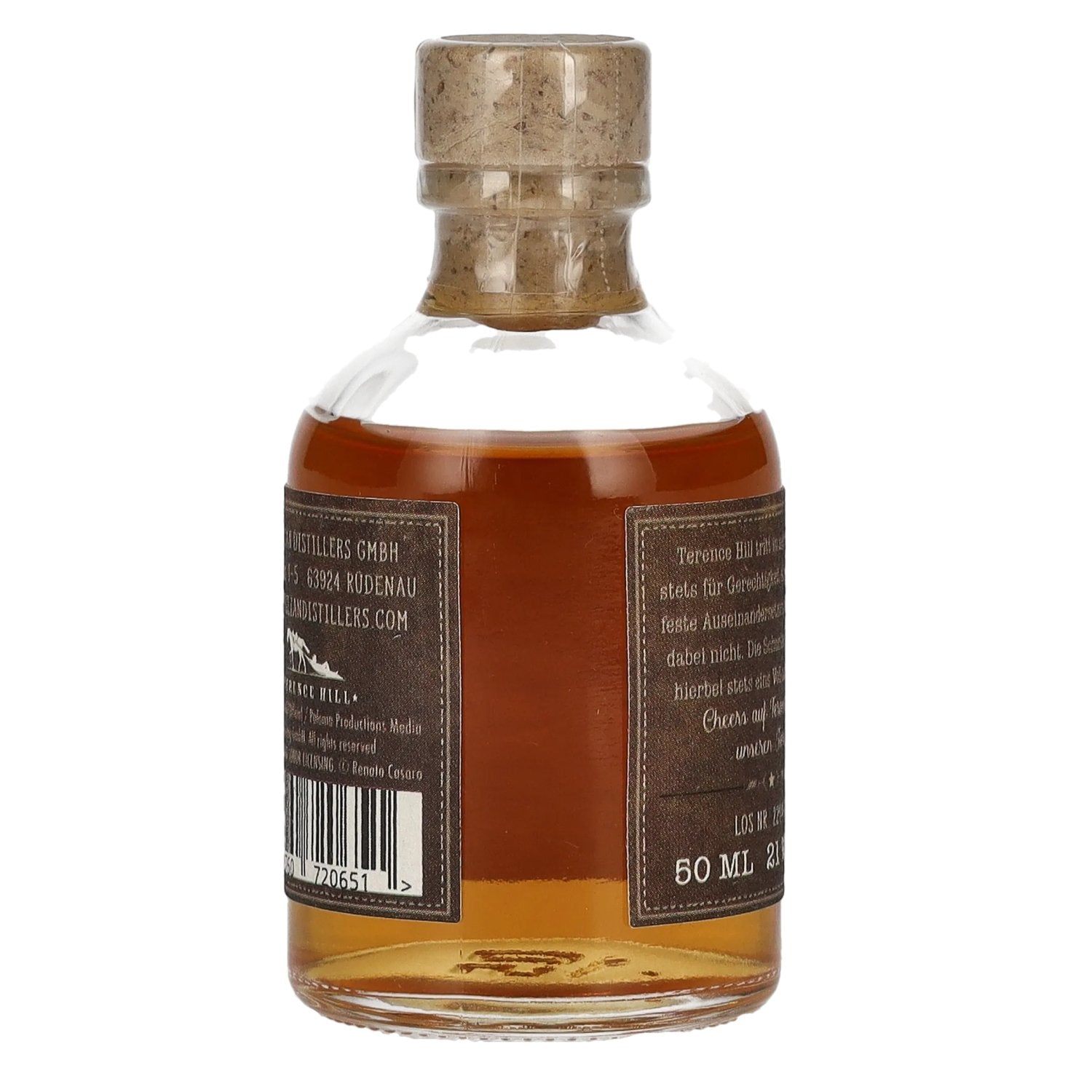 Terence Hill THE HERO Voll Auf Die Nuss Hazelnut Liqueur 21% Vol. 0,05l