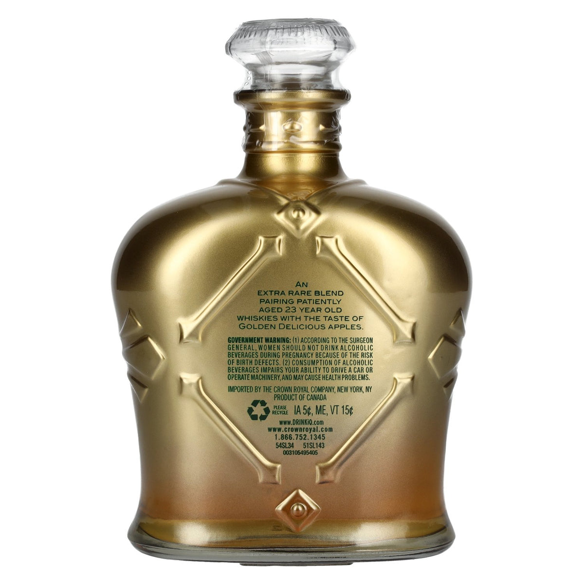 Crown Royal 23 Years Old GOLDEN APPLE Flavored Whisky 40% Vol. 0,7l