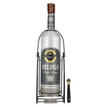 Beluga Gold Line Vodka Montenegro 40% Vol. 3l in Geschenkbox mit Schwenkständer und Pinsel