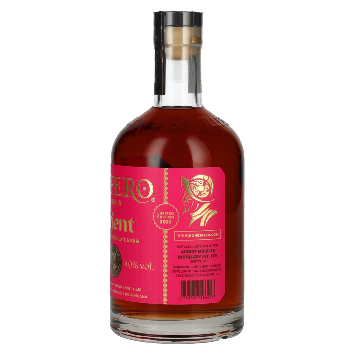Ron Espero ORIENT Angel Hair Chocolate &amp; Rum Liqueur Limited Edition 40% Vol. 0,7l