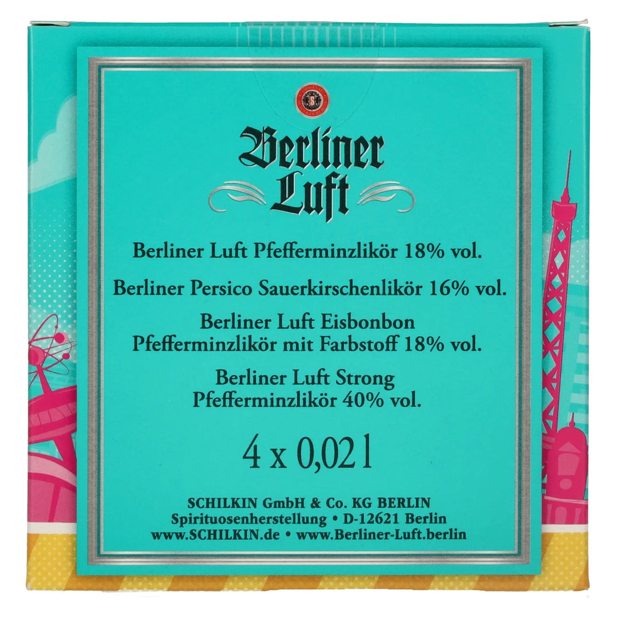 Berliner Luft Special Box 23% Vol. 4x0,02l in gift box