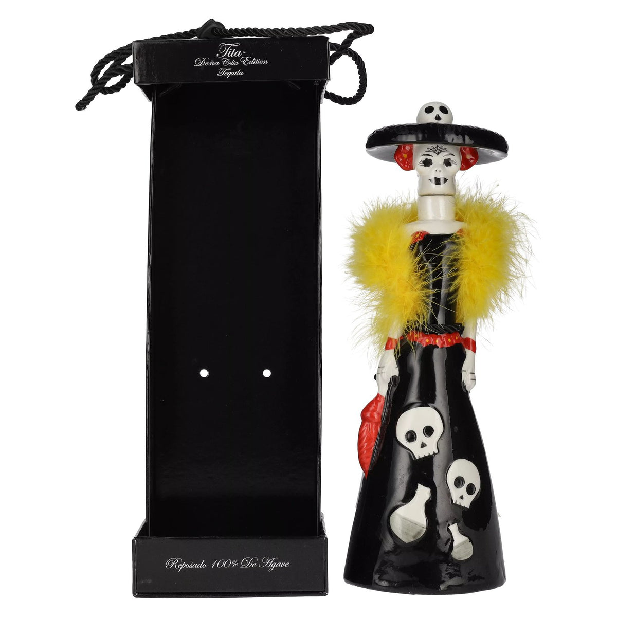 Dona Celia Tequila Reposado 100% de Agave 40% Vol. 0,7l en boîte cadeau