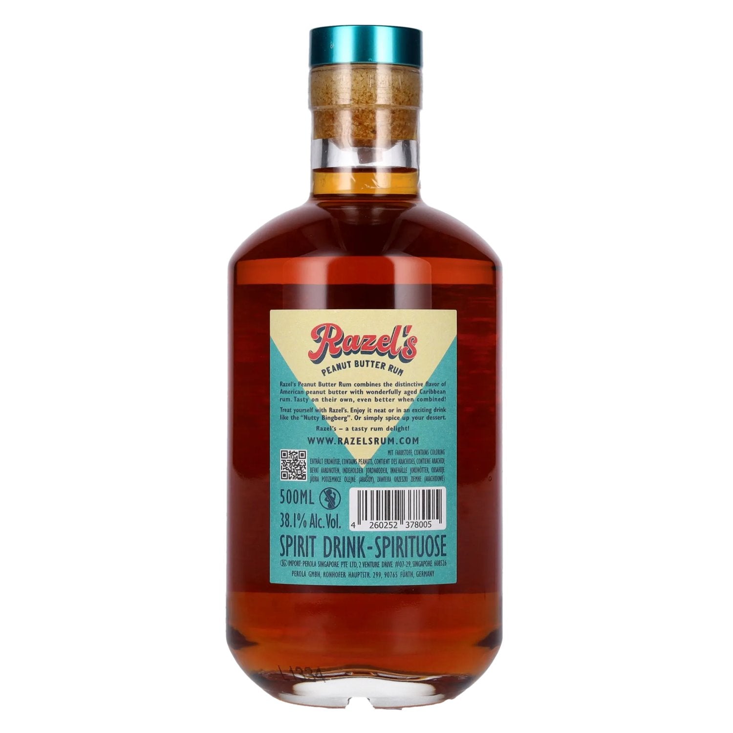 Razel's Peanut Butter Spirit Drink 38,1% Vol. 0,5l