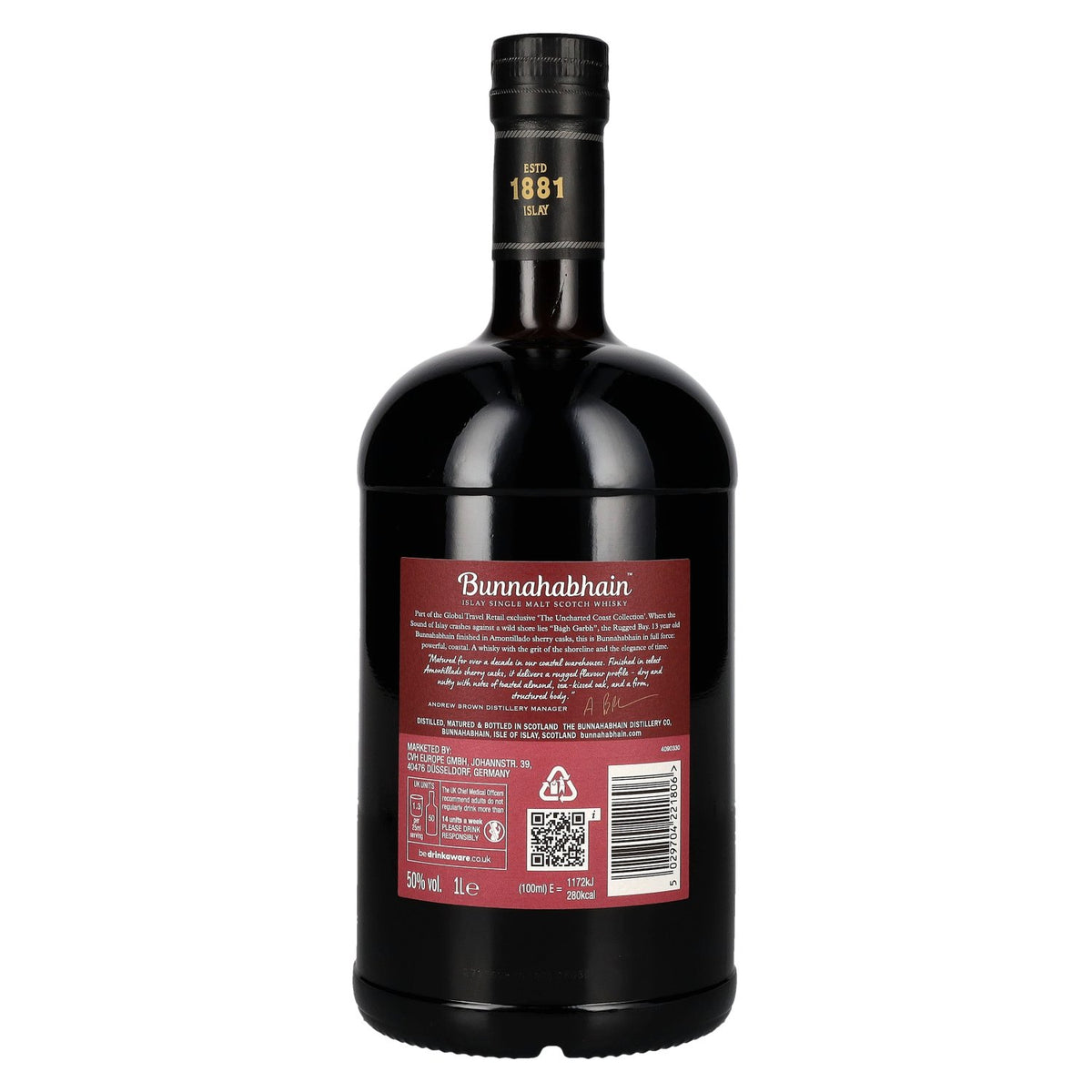 Bunnahabhain 13 ans d'âge BÀGH GARBH, whisky single malt d'Islay, 50 % vol., 1 l