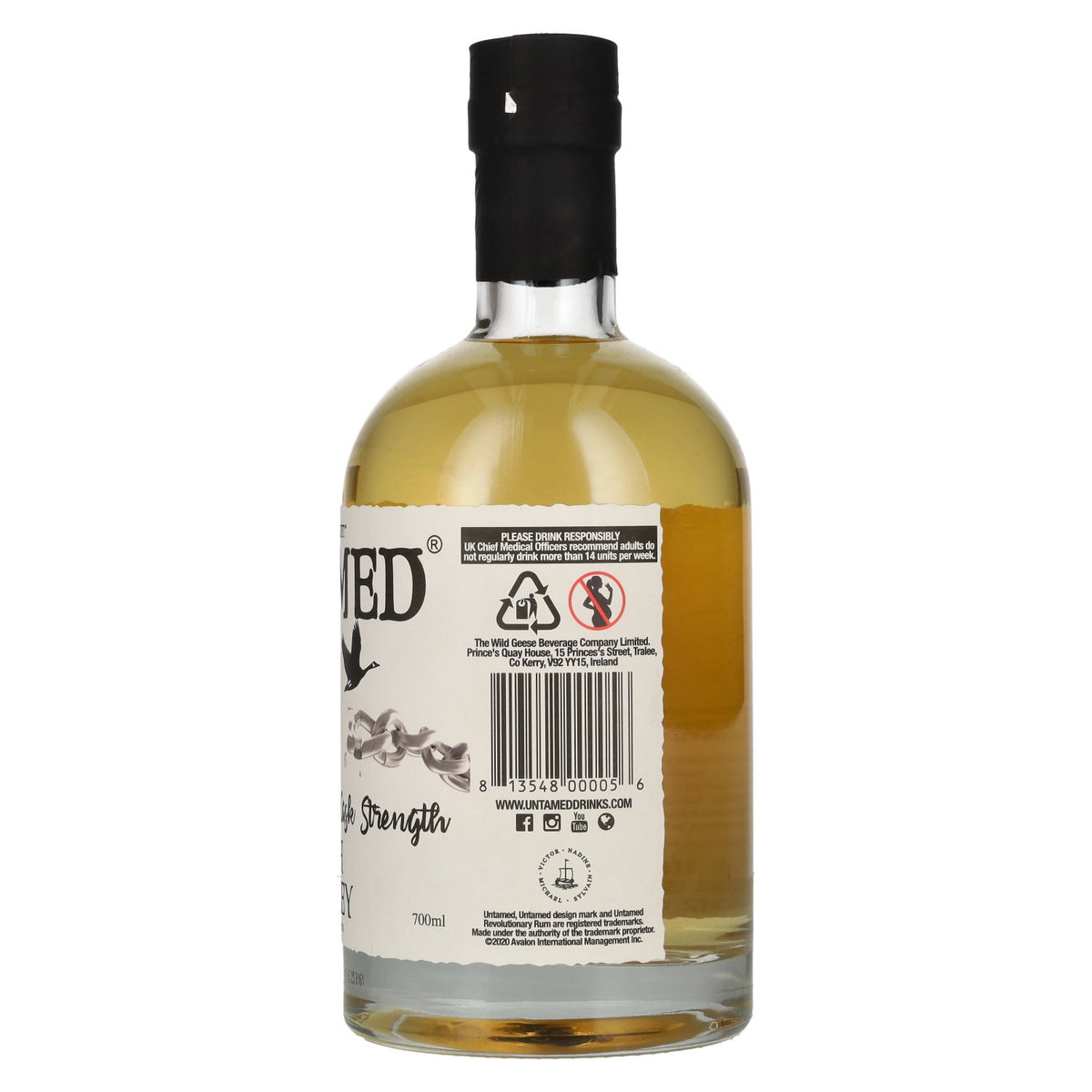 The Wild Geese Cask Strength Untamed Irish Whiskey 60% ABV 0.7l