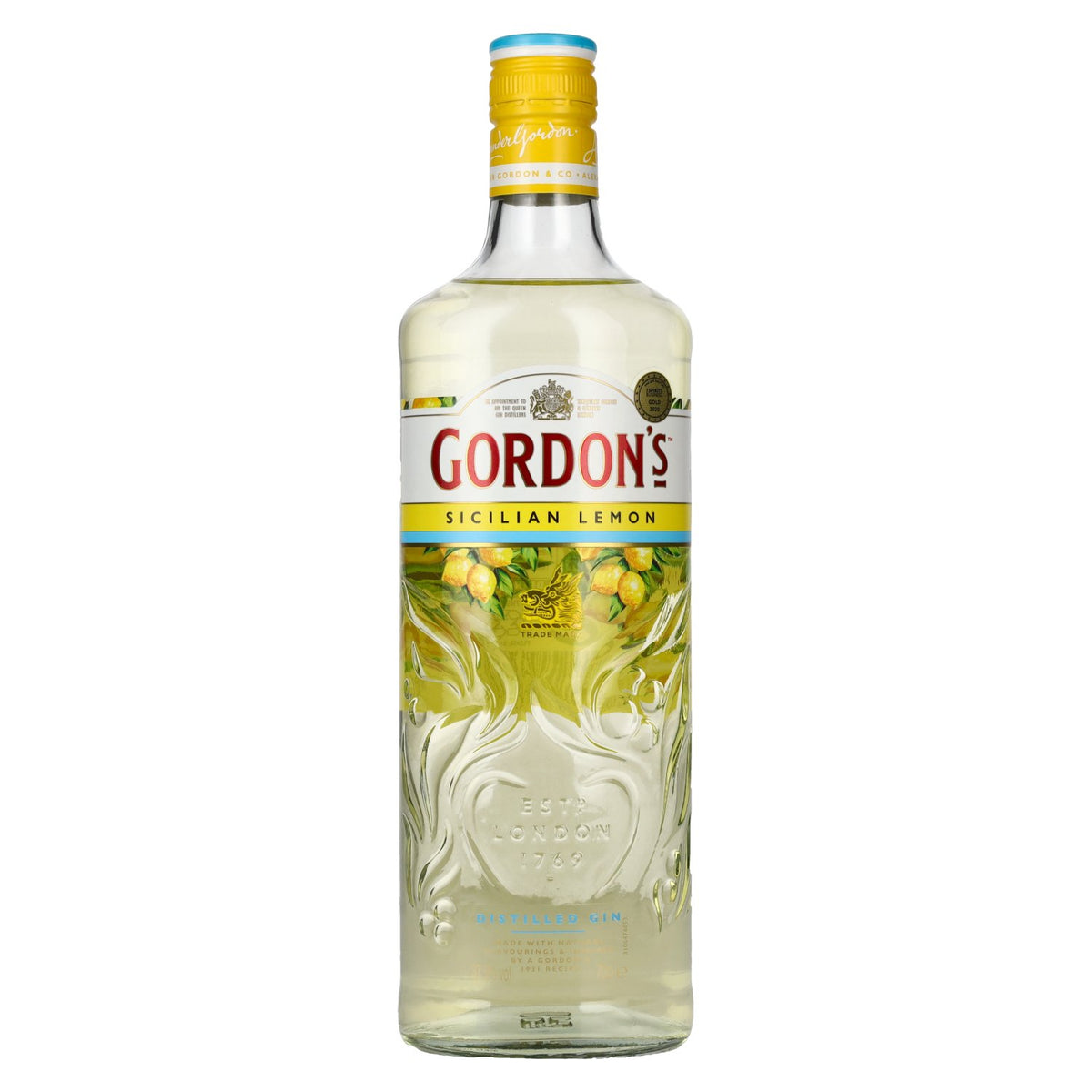 Gordon's SICILIAN LEMON Distilled Gin 37.5% ABV 0.7l