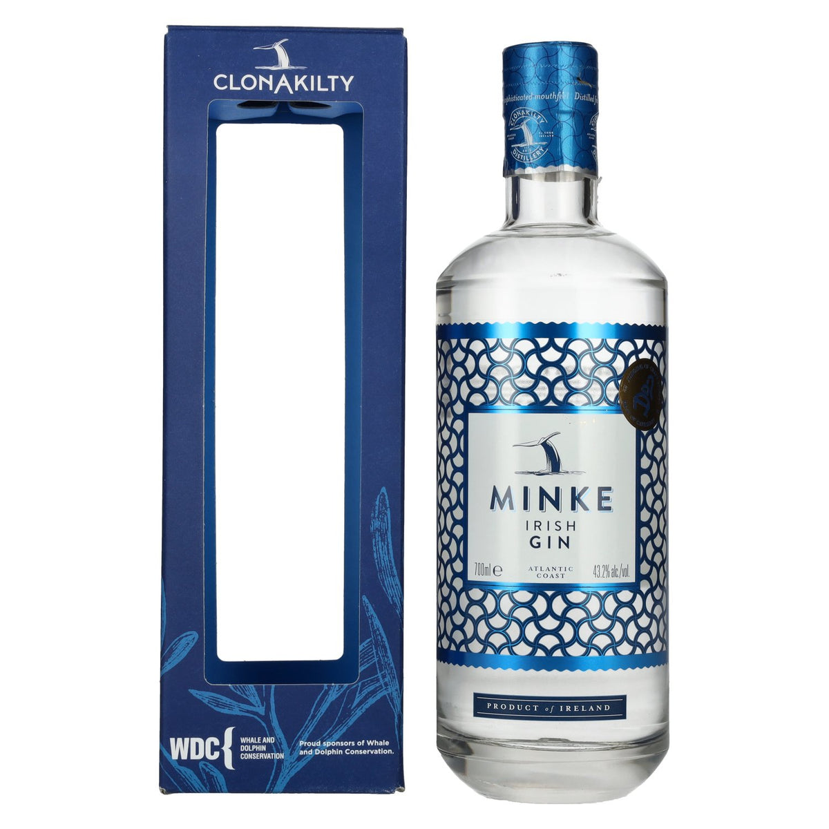 Minke Irish Gin 43,2% Vol. 0,7l in gift box