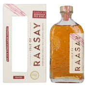 Isle of Raasay 5 ans d'âge, single malt vieilli en fûts de vin rouge de Bordeaux, 59,9 % vol., 0,7 l, dans un coffret cadeau