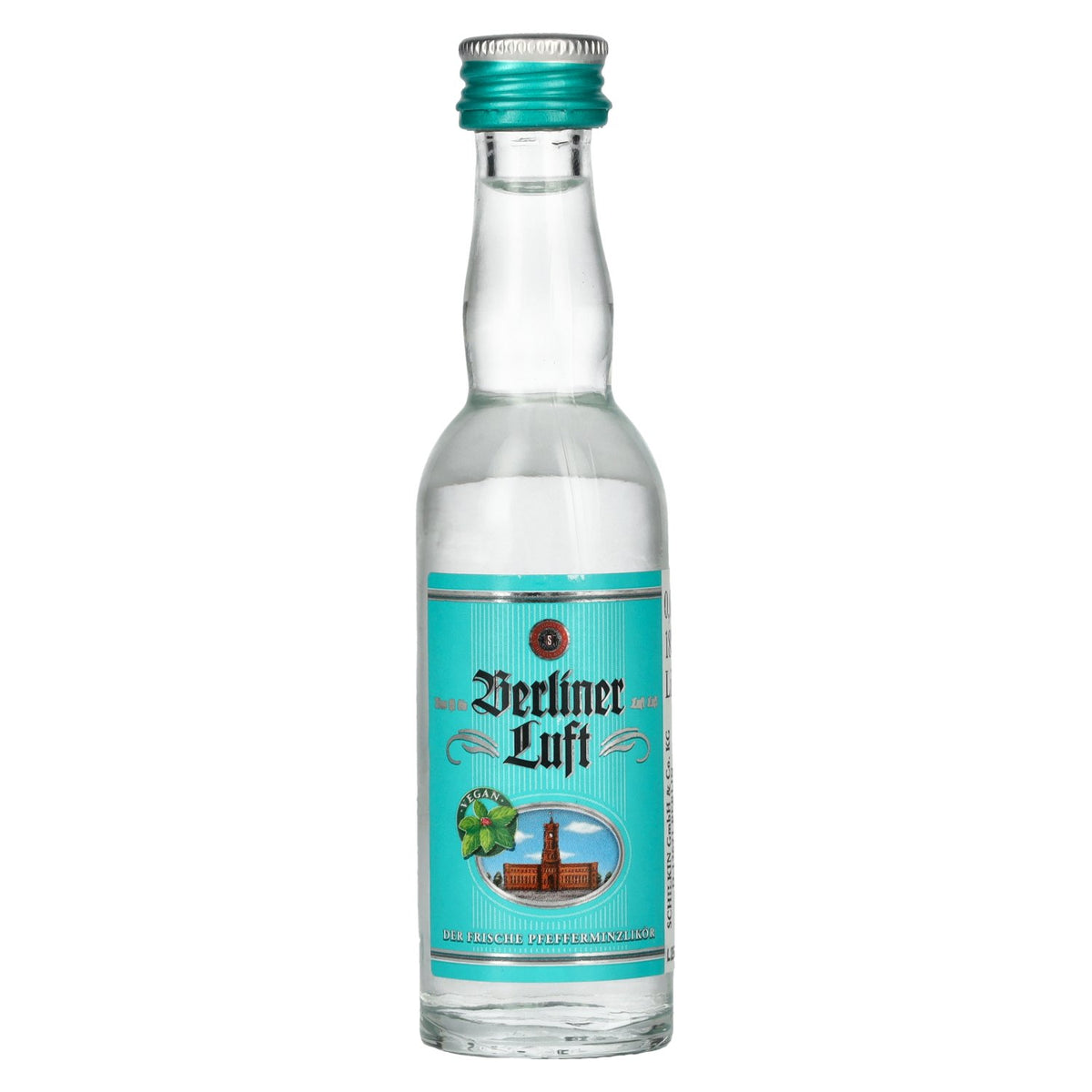 Berliner Luft DER FRISCHE Liqueur de menthe poivrée 18 % vol. 0,04 l