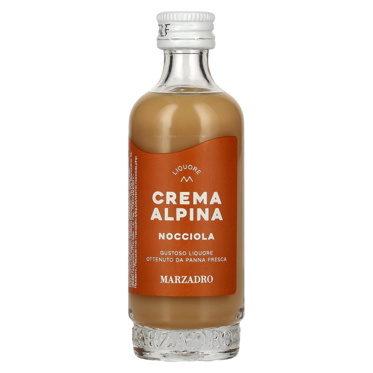 Marzadro Crema Alpina Nocciola Liqueur 17% ABV 0.05 l