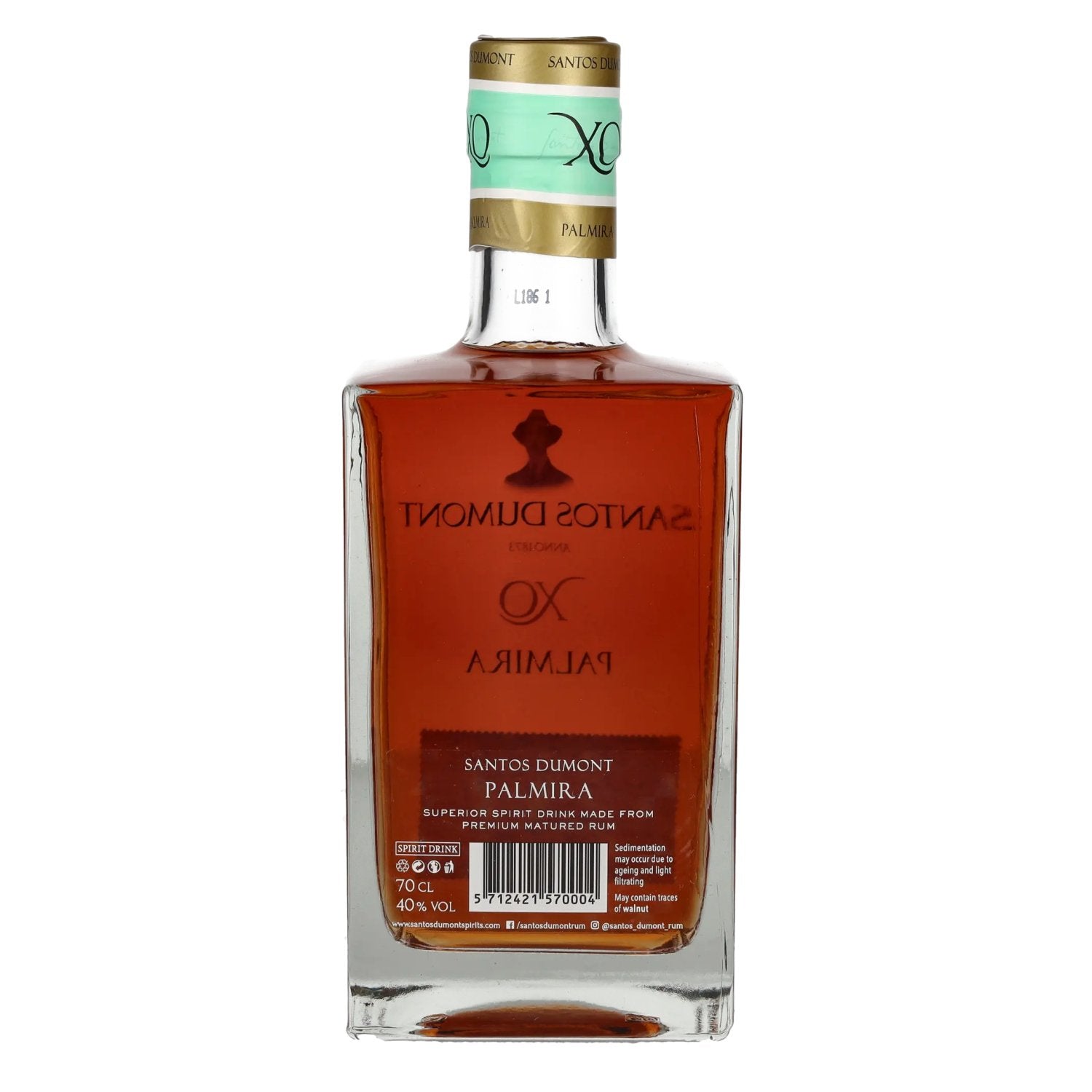 Santos Dumont XO Palmira Superior Spirit Drink 40% Vol. 0,7l