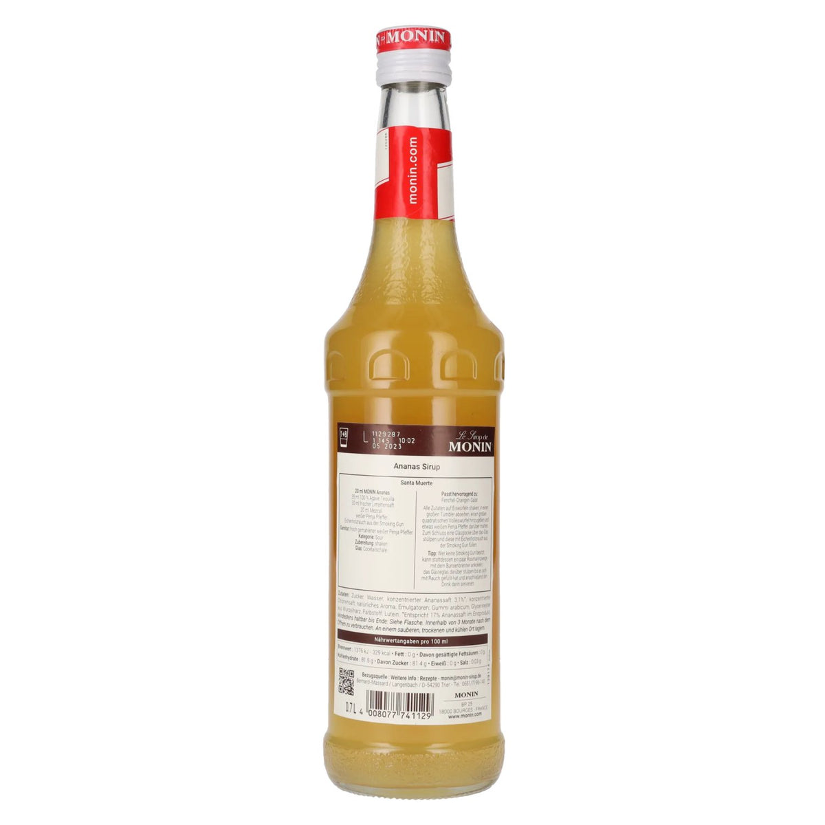 Monin Pineapple Syrup 0.7 litres