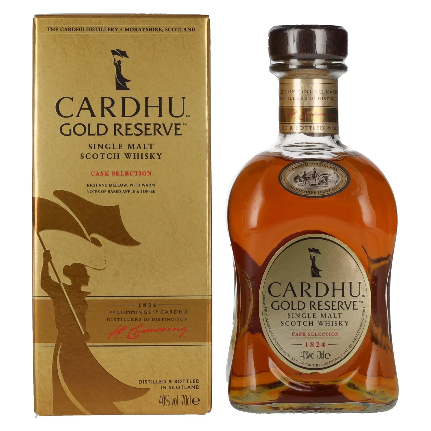 Cardhu Gold Reserve Cask Selection Single Malt Scotch Whisky 40% vol. 0,7l en coffret cadeau