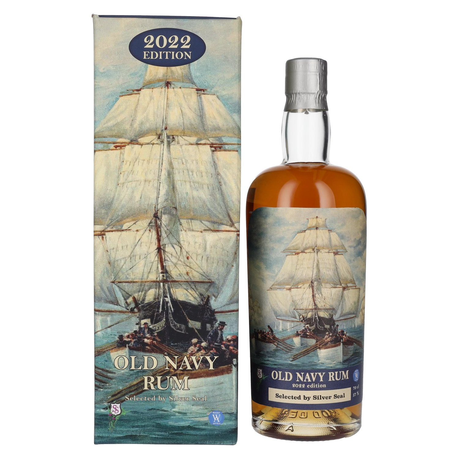 Silver Seal Old Navy Rum Edition 2022 57% Vol. 0,7l in gift box